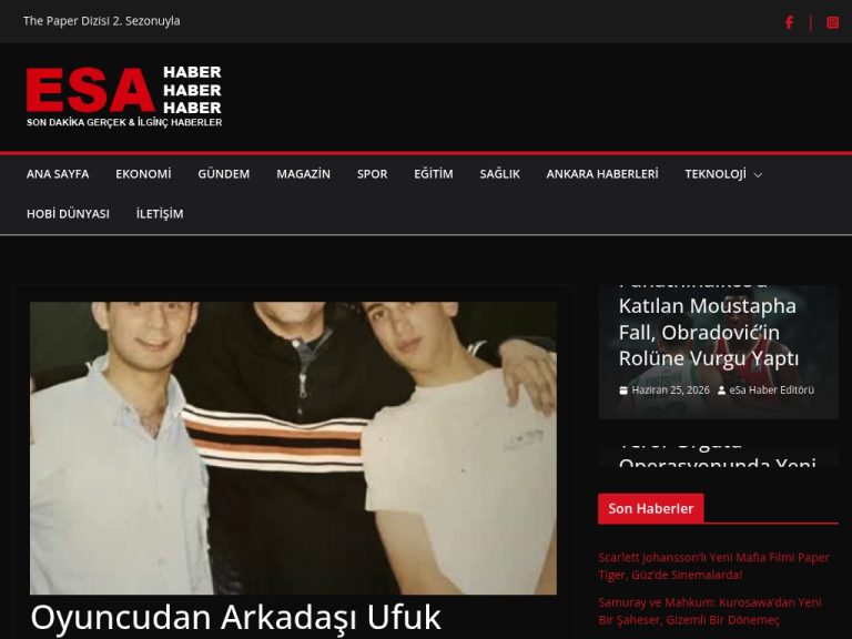 Oyuncudan Arkadaşı Ufuk Özkan’a Duygusal Destek: Güzel Günlerimizi Hatırla Dostum | eSa Haber