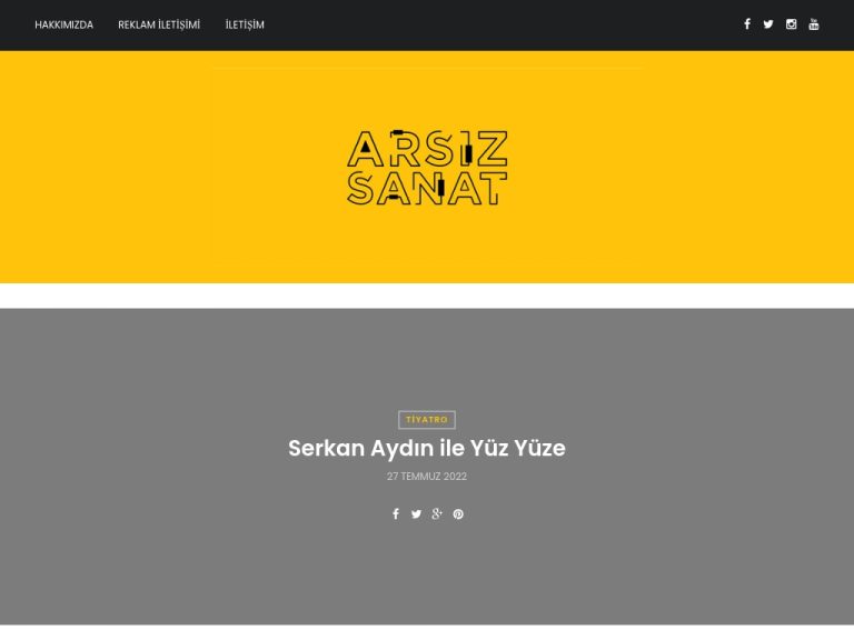 Serkan Aydın ile Yüz Yüze – Arsız Sanat
