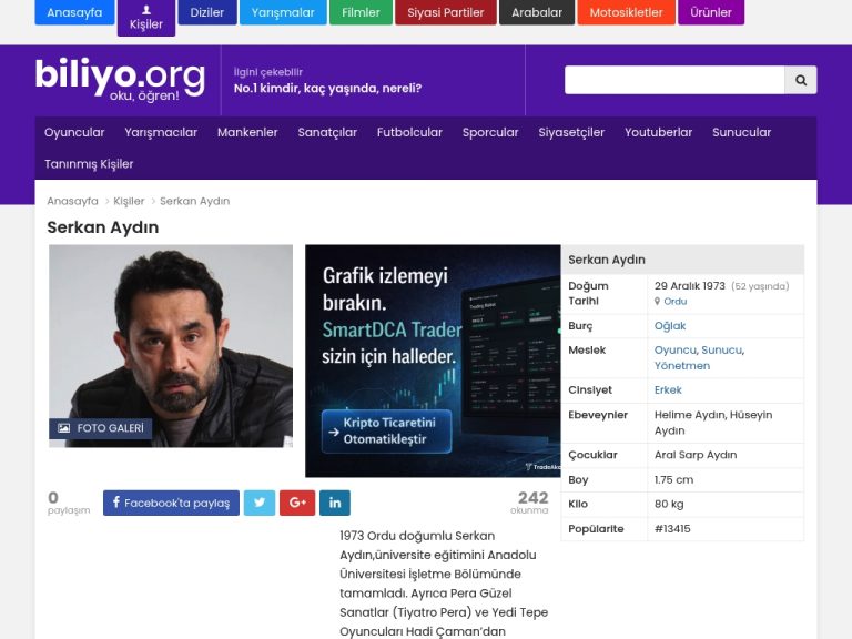 Serkan Aydın kimdir, kaç yaşında, nereli, boyu ve kilosu? – Biliyo.org