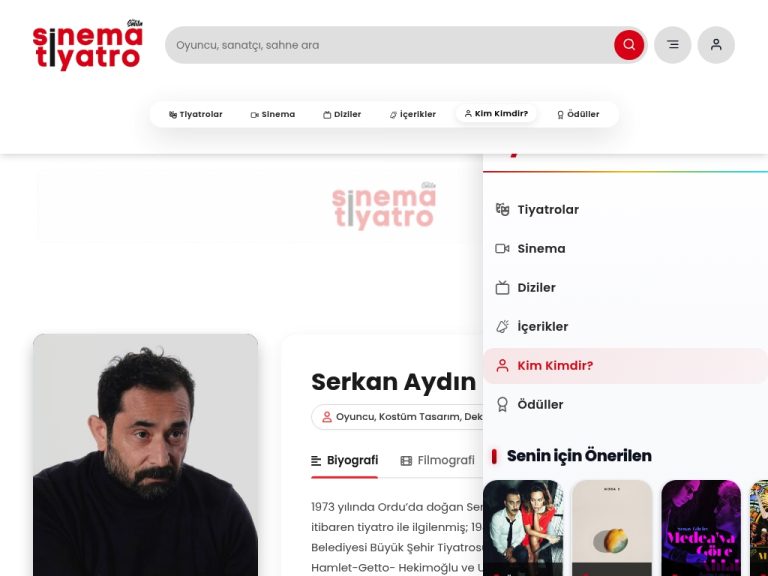 Serkan Aydın – Sinema&Tiyatro