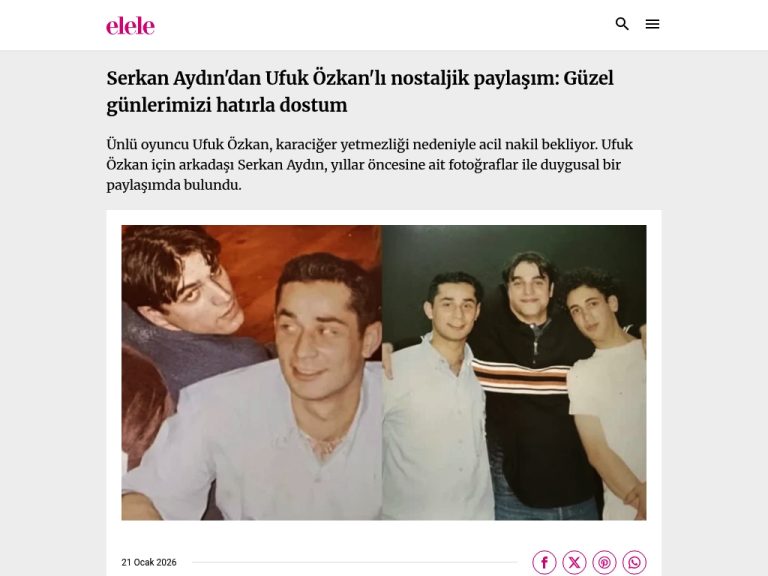 Serkan Aydın’dan Ufuk Özkan’lı nostaljik paylaşım: Güzel günlerimizi hatırla dostum